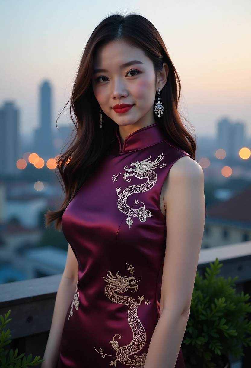 小城街巷中的悬疑故事场景